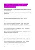BIOL 2051 Brininstool Exam 1 And 2 Study Guide Questions with Actual Detailed Answers&period;