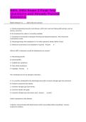 BIOL 2051 Exam 3 Final Test Questions and Already Passed Solutions&period;