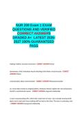 NUR 209 Exam 1 EXAM QUESTIONS AND VERIFIED CORRECT ANSWERS GRADED A&plus; 1005 GUARANTEED PASS LATEST 2026-2027&period;docx