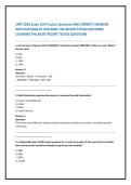 CRPC 2026 Exam 150 Practice Questions AND CORRECT ANSWERS   WITH RATIONALES COVERING THE RECENT TESTED QIESTIONS  COVERING THE MOST RECENT TESTED QUESTIONS 