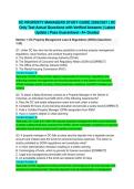 DC PROPERTY MANAGERS STUDY GUIDE 2026&sol;2027 &vert; DC Only Test Actual Questions with Verified Answers &vert; Latest Update &vert; Pass Guaranteed - A&plus; Graded
