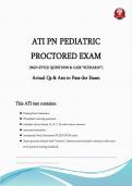 ATI PN Pediatric Proctored Exam v3 &ndash; Advanced NGN‑Style Scenarios & Rationales