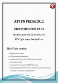 ATI PN Pediatric & Pharmacology Exams Bundle &ndash; 1&comma;200&plus; Verified NGN‑Style Q&A with Rationales
