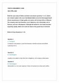 FIN3703 Assignment 2 Semester 1 2026 - Due April 2026