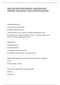 NURS 2535 INFECTIOUS DISEASES &vert; QUESTIONS AND ANSWERS &vert; 2026 UPDATE &vert; WITH COMPLETE SOLUTION&period;