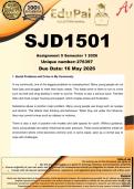 SJD1501 Assignment 5 &lpar;COMPLETE ANSWERS&rpar; Semester 1 2026 - DUE 16 May 2026