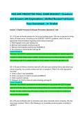 NSG 6440 PREDICTOR FINAL EXAM 2026&sol;2027 &vert; Questions and Answers with Explanations &vert; Verified Revised Full Exam &vert; Pass Guaranteed - A&plus; Graded