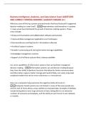 Business Intelligence&comma; Analytics&comma; and Data Science Exam QUESTIONS  AND CORRECT VERIFIED ANSWERS &vert;ALREADY GRADED A&plus;&vert; 