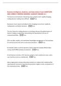 Business Intelligence&comma; Analytics&comma; and Data Science Exam QUESTIONS  AND CORRECT VERIFIED ANSWERS &vert;ALREADY GRADED A&plus;&vert;
