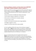 Business Intelligence&comma; Analytics&comma; and Data Science Exam QUESTIONS  AND CORRECT VERIFIED ANSWERS &vert;ALREADY GRADED A&plus;&vert; 