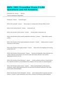 BIOL 1001 Crousillac Exam 2 LSU Questions and All Answers&period;