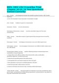 BIOL 1001 LSU Crousillac Final Chapter 10-12&comma; 14 Test Questions Solved Correctly&period;