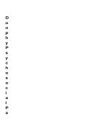 Dunphy Psychosocial Nursing Part 2 2025&ndash;2026 Lecture Summary and Study Notes