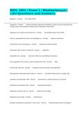 BIOL 1001 &sol; Exam 1 &sol; Bhattacharyya &sol; LSU Questions and Answers&period;
