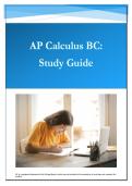 Ultimate College Calculus Study Guide&colon; Concepts&comma; Formulas&comma; and Problem-Solving Strategies