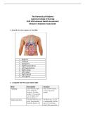  NUR 505 Advanced Health Assessment Module 9 Abdomen Study Guide &vert; 2026 Update with complete solutions&period;