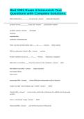 Biol 1001 Exam 4 hrincevich Test Questions with Complete Solutions&period;