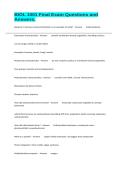 BIOL 1001 Final Exam Questions and Answers&period;