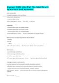 Biology 1001 LSU Fall &lpar;Dr&period; Nita&rpar; Test 1 Questions and Answers&period;