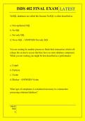 ISDS 402 FINAL EXAM QUESTIONS AND ANSWERS 2026 - 2027