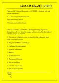SANS 515 EXAM QUESTIONS AND ANSWERS 2026 - 2027