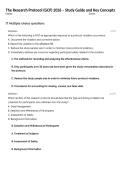 The Research Protocol &lpar;GCP&rpar; 2026 &ndash; Study Guide and Key Concepts
