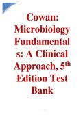 20251227210226&lowbar;6950496290e4f&lowbar;cowan&lowbar;microbiology&lowbar;fundamentals&lowbar;a&lowbar;clinical&lowbar;approach&lowbar;&lowbar;5th&lowbar;edition&lowbar;test&lowbar;bank &lpar;1&rpar;  Microbiology Fundamentals 5th Edition Test Bank Updated Latest 2026&ndash;2027 A Clinical Approach Exam Questions with Verified Correct Answers Explaine