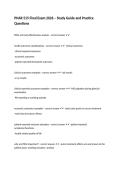 PHAR 515 Final Exam 2026 &ndash; Study Guide and Practice Questions