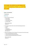 OpenStax Microbiology Test Bank Updated Latest 2026&ndash;2027 Comprehensive Microbiology Exam Questions with Verified Correct Answers Explained High Yield Study Guide for Finals Midterms Lab Practice and Success