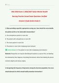 NSG3450 &sol; NSG 3450 Exam 1 2026&sol;2027 &vert; Nursing Practice&colon; Mental Health &vert; Galen College &vert; Actual Exam Questions with Verified Answers & Detailed Rationales &vert; Grade A &vert; Psychiatric Nursing & NCLEX-RN&reg; Prep &vert; Downloadable PDF