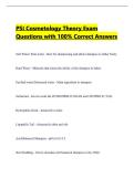 PSI Cosmetology Theory Exam Questions with 100&percnt; Correct Answers