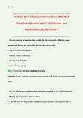 NUR 257 Exam 2 2026&sol;2027 &vert; Aging and Chronic Illness &vert; Exam Questions with Verified Answers & Detailed Rationales &vert; NGN Grade A &vert; Gerontology & Chronic Disease Management &vert; Nursing School Prep &vert; Downloadable PDF