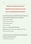 NUR 257 Exam 3  &vert; 2026&sol;2027 &vert; Aging and Chronic Illness &vert; Exam Questions with Verified Answers & Detailed Rationales &vert; NGN Grade A  &vert; Gerontology & Chronic Disease Management &vert; Nursing School Prep &vert; Downloadable PDF