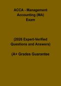CCA - Management Accounting &lpar;MA&rpar; PDF &vert; Exam Study & Practice Guide