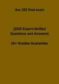 ACC 202 Final Exam PDF &vert; Accounting Practice Test & Study Guide