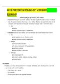 ATI OB PROCTORED LATEST 2023-2025 STUDY GUIDE  &SUMMARY 