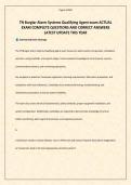 TN Burglar Alarm Systems Qualifying Agent exam ACTUAL EXAM COMPLETE QUESTIONS AND CORRECT ANSWERS LATEST UPDATE THIS YEAR&period;pdf