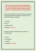BEFO Final Exam &vert;&vert;Verified Exam&excl;&excl;&vert;&vert; Most Recent  Exam Actual Complete Real Verified Exam Questions  And Correct Answers &lpar;Verified Answers&rpar; Already  Graded A&plus; &vert; Guaranteed Success&excl;&excl; &vert; Newest Exam&excl;&excl;&excl;