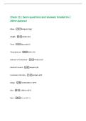 Chem 111 Exam questions and answers Graded A&plus;&vert;  2026 Updated 