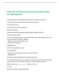 Chem 107 Final Exam questions and answers Graded  A&plus;&vert; 2026 Updated 