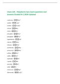 Chem 105 - Polyatomic Ions Exam questions and  answers Graded A&plus;&vert; 2026 Updated 