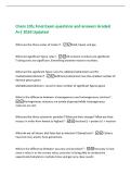 Chem 105&semi; Final Exam questions and answers Graded  A&plus;&vert; 2026 Updated 
