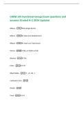 CHEM 105 Functional Groups Exam questions and answers Graded A&plus;&vert; 2026 Updated