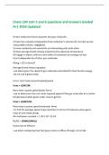 Chem 104 Unit 5 and 6 questions and answers Graded  A&plus;&vert; 2026 Updated 