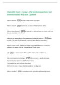 Chem 103 Exam 1 review - UW Madison questions and  answers Graded A&plus;&vert; 2026 Updated 
