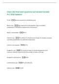 Chem 102 Final Exam questions and answers Graded  A&plus;&vert; 2026 Updated 