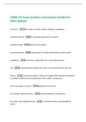CHEM 101 Exam questions and answers Graded A&plus;&vert;  2026 Updated 