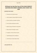 G33 Master Gas Pipe Fitter Exam ACTUAL EXAM COMPLETE QUESTIONS AND CORRECT ANSWERS LATEST UPDATE THIS YEAR