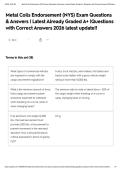 Metal Coils Endorsement &lpar;NYS&rpar; Exam Questions & Answers &vert; Latest Already Graded A&plus; &vert;Questions with Correct Answers 2026 latest update&excl;&excl;