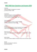 WGU D425 Exam Questions and Answers 2026